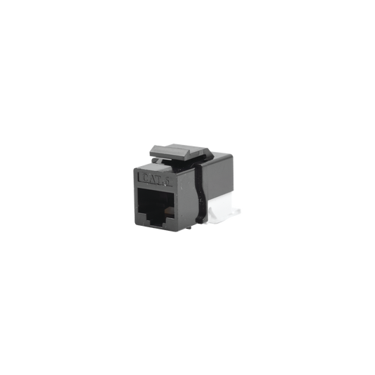 Módulo Jack Cat6 sin herramienta (toolless) keystone - Color Negro