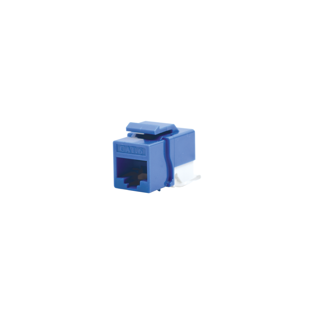 Módulo Jack Cat6 sin herramienta (toolless) keystone - Color Azul