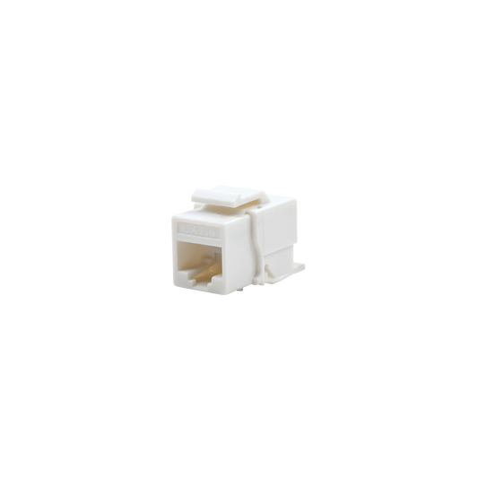 Módulo Jack Cat6 sin herramienta (toolless) para faceplate keystone - Color Blanco