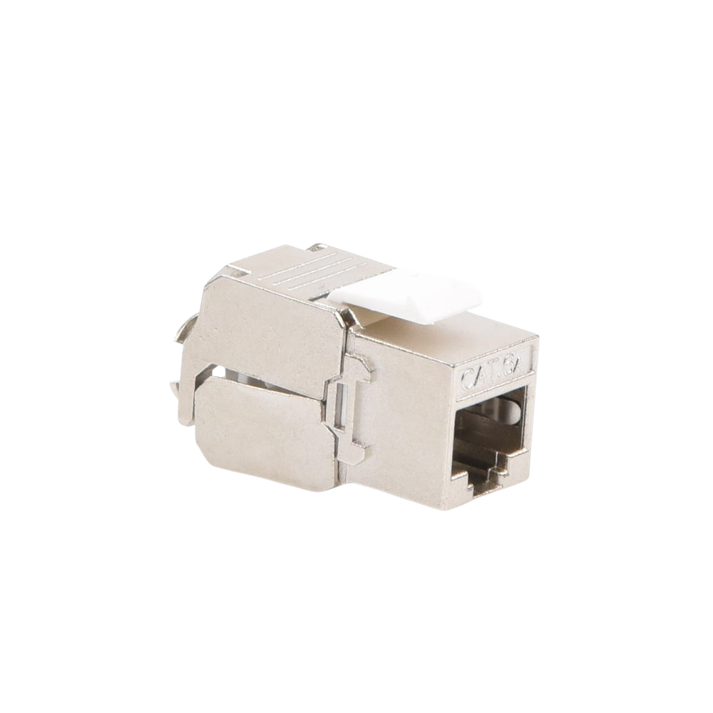 Cat6A Shielded (STP) Toolless Keystone Jack Module for Faceplate
