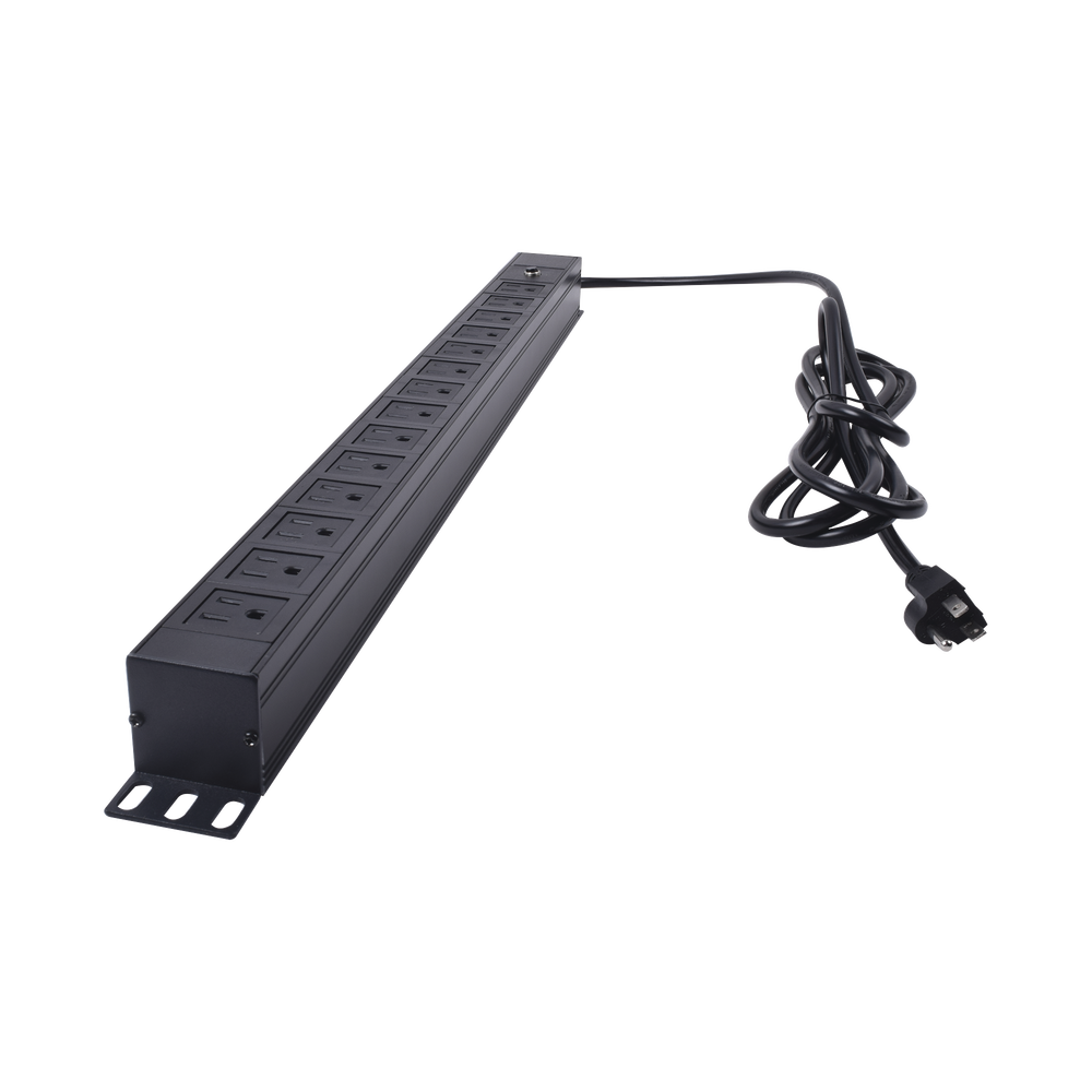 PDU barra multicontactos Vertical con 14 salidas 125V/15A, contactos tipo NEMA