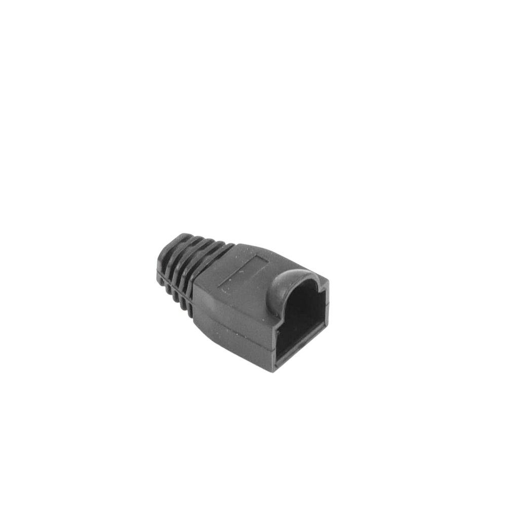 Capa Plástica para protección de Plug RJ45, Color Negro