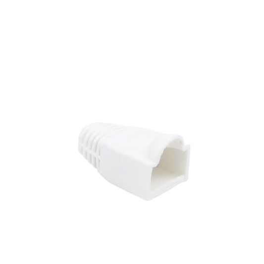 Capa Plástica para protección de Plug RJ45, Color Blanco