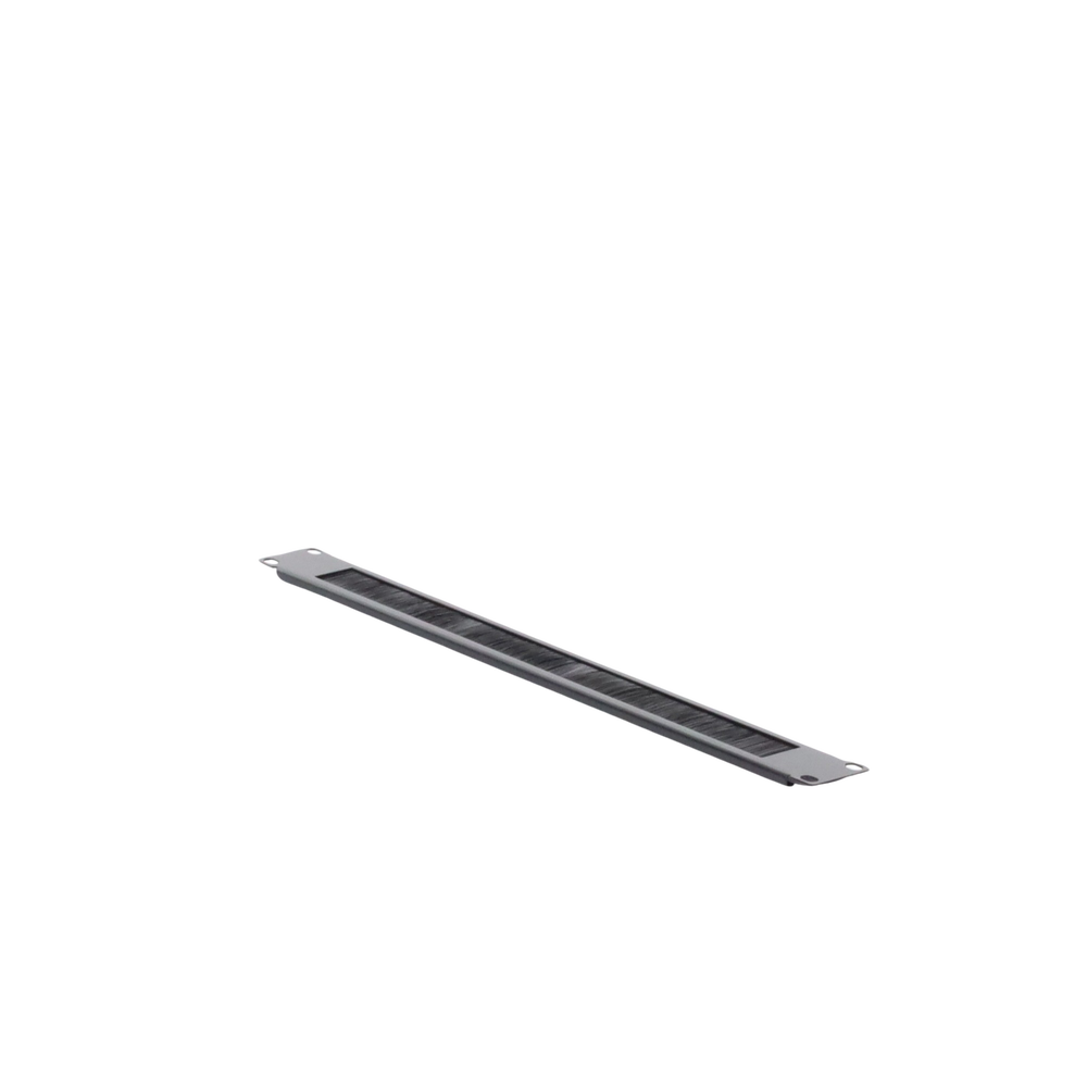 Panel ciego tipo cepillo color Negro, 19in 1UR