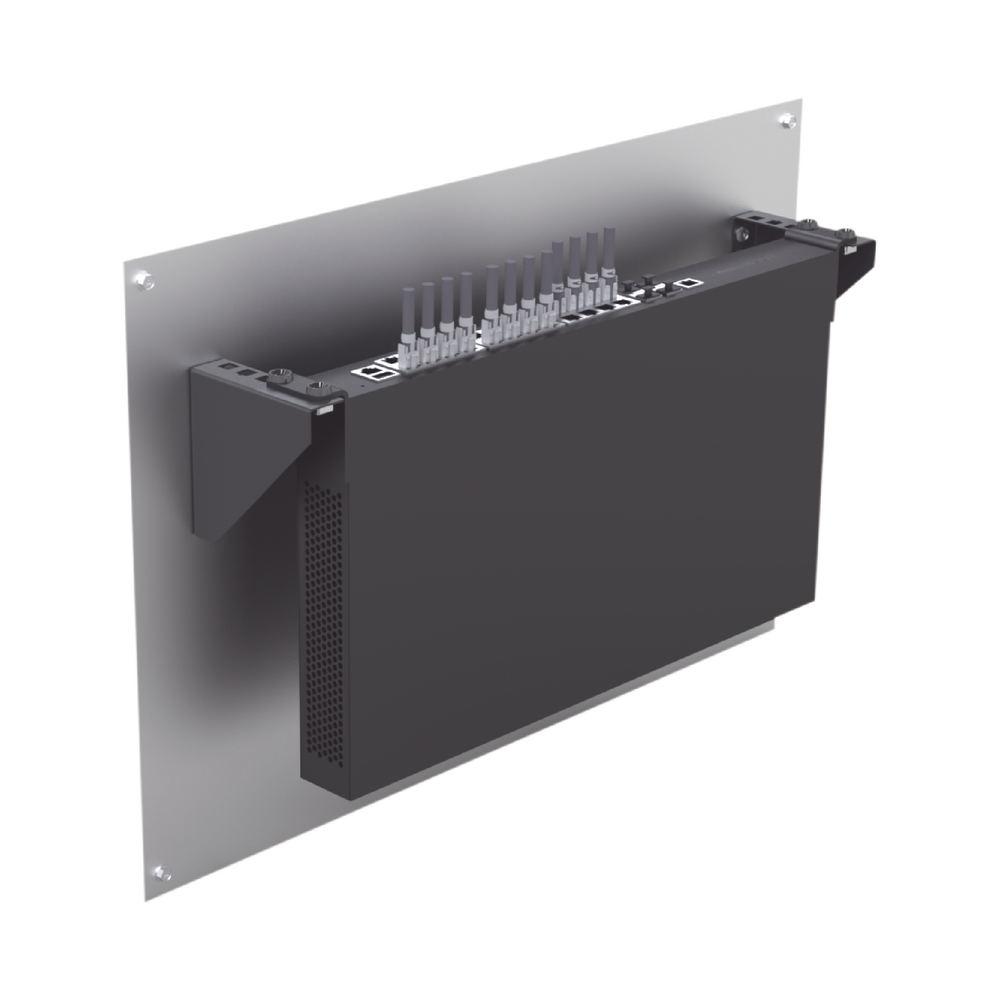 Par de Sujetadores para Instalación de Equipo Rackeable en placa o pared (hasta 2U).