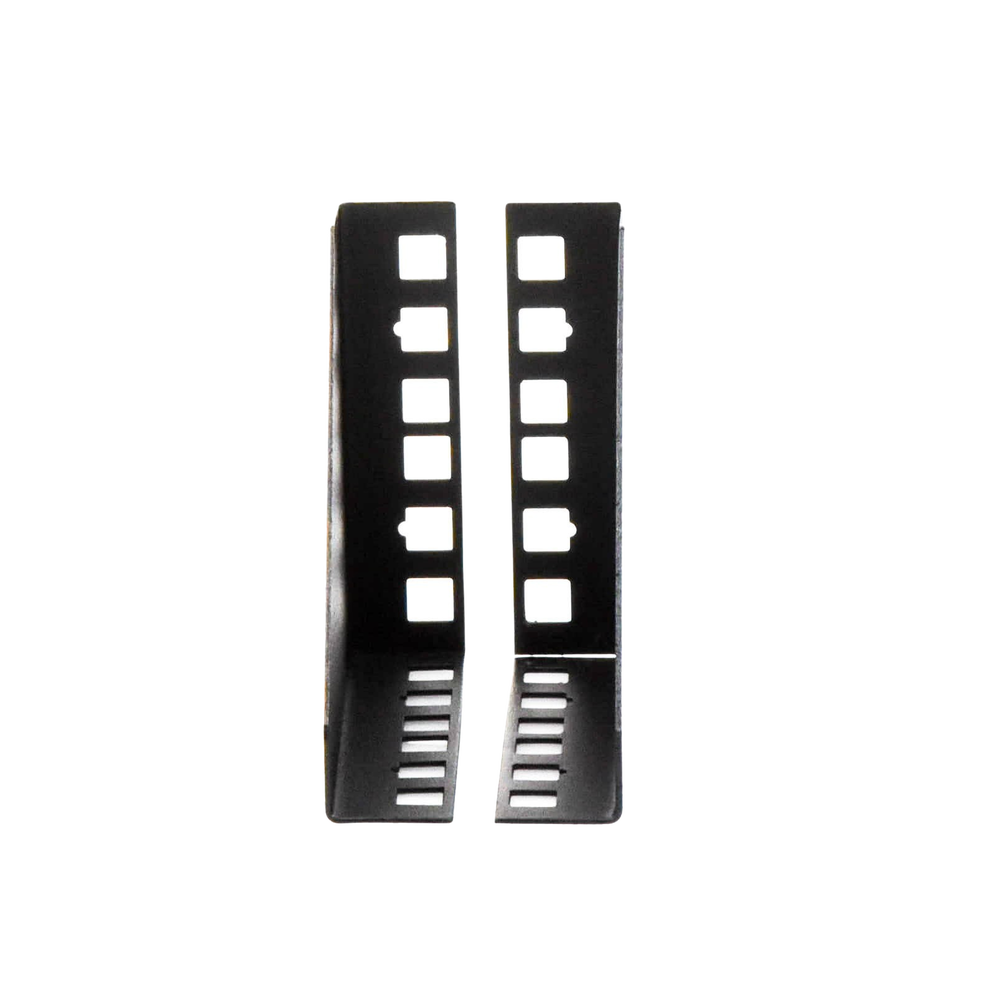 Par de Sujetadores para Instalación de Equipo Rackeable en placa o pared (hasta 2U).