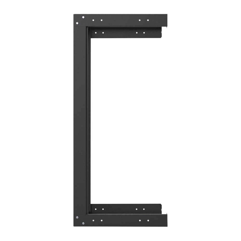 24-Unit 19" Open Wall Mount Rack.