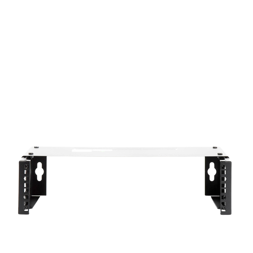 Rack Abierto de 19" Profundidad Ajustable (8" a 12") de 2.5  Unidades con Capacidad de Crecimiento.