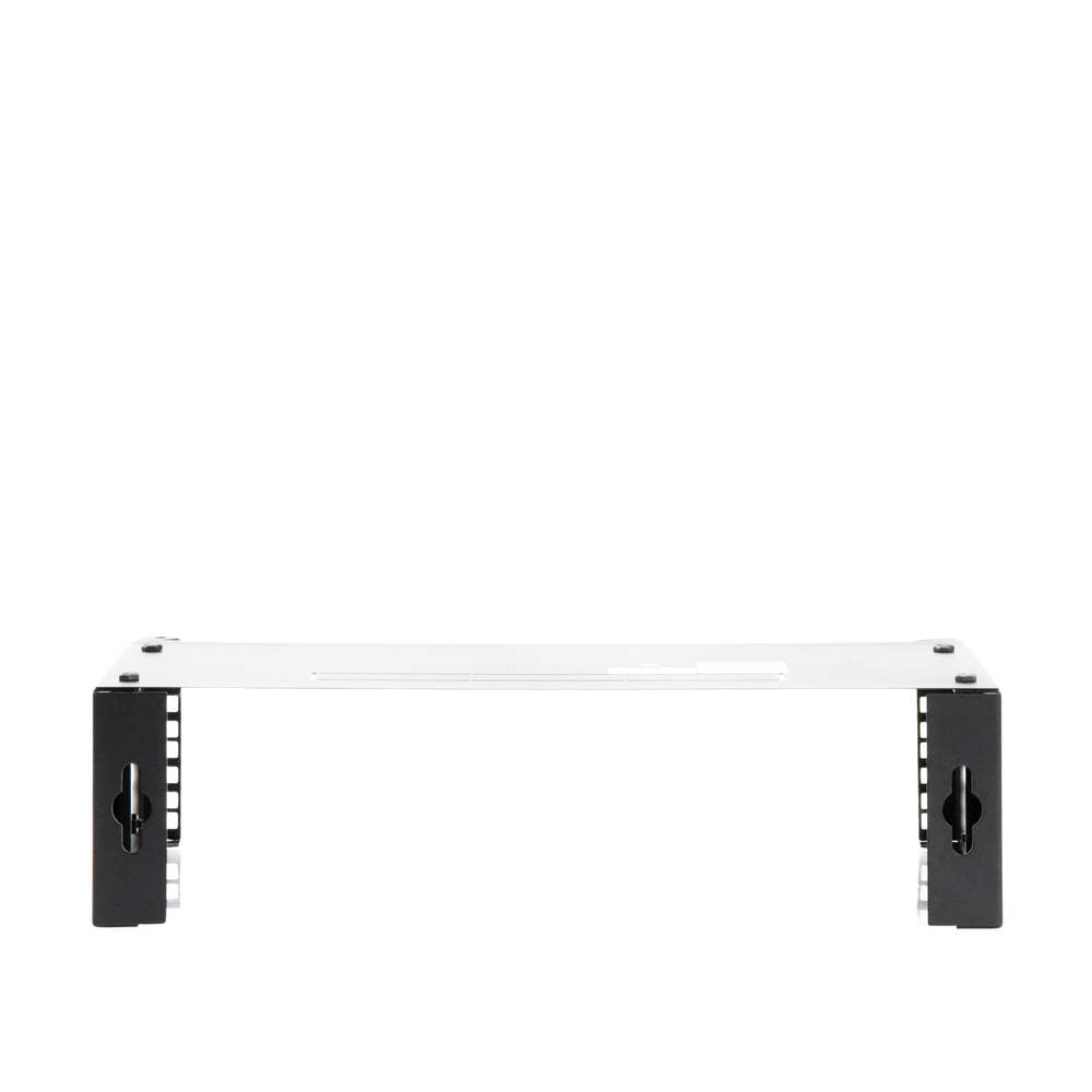 Rack Abierto de 19" Profundidad Ajustable (8" a 12") de 2.5  Unidades con Capacidad de Crecimiento.