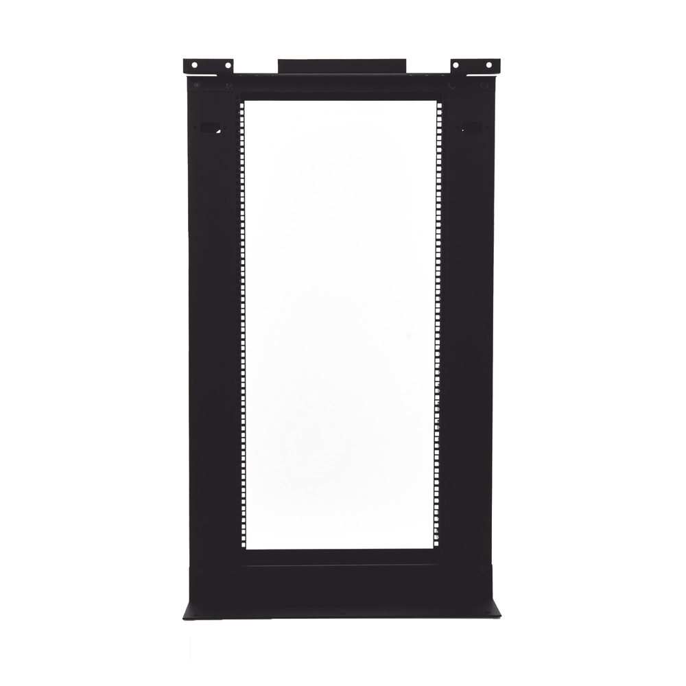 Rack de Acero de 4ft x 19in, 24UR con Organizadores Verticales Y Guía Superior para Cableado.