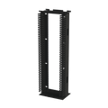 Rack de Acero de 7ft x 19in, 45UR con Organizadores Verticales Y Guía Superior para Cableado. 