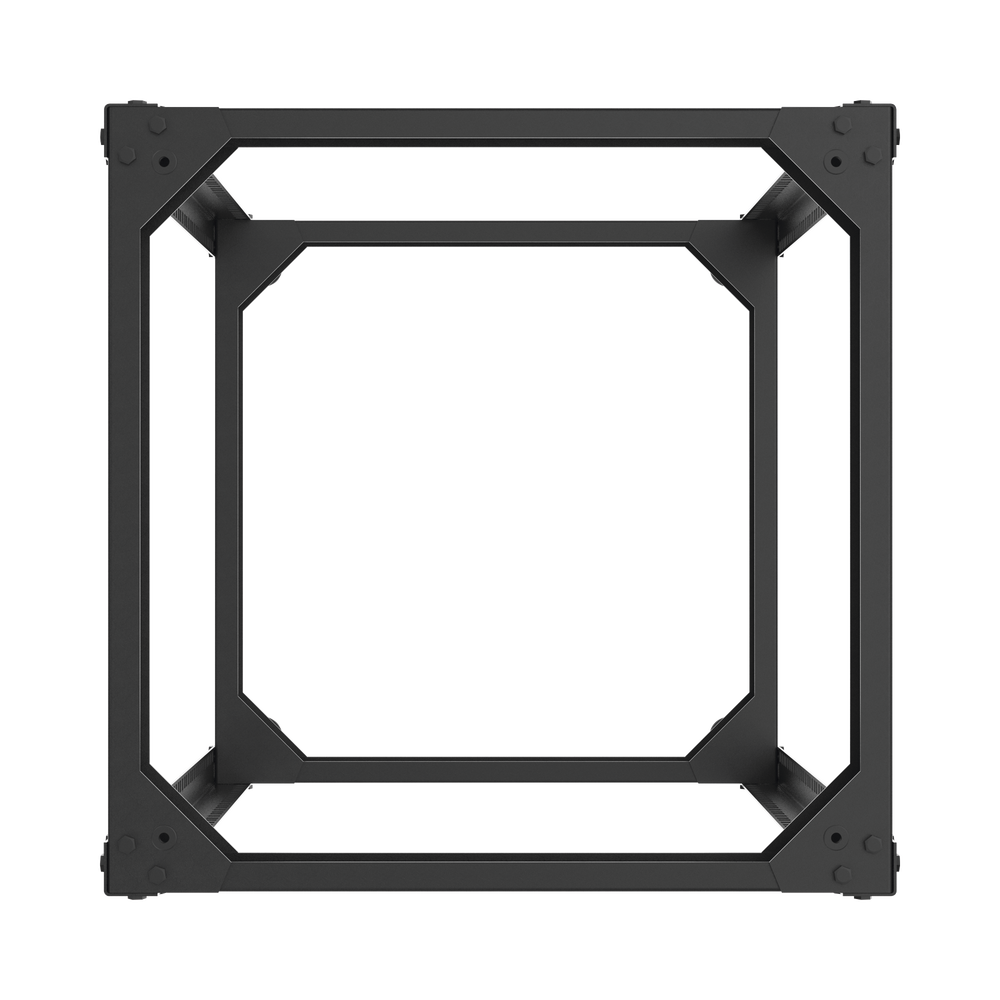 4-Post Open Rack, Wall or Floor Mount, 14 Units, Ideal for Audio Equipment!