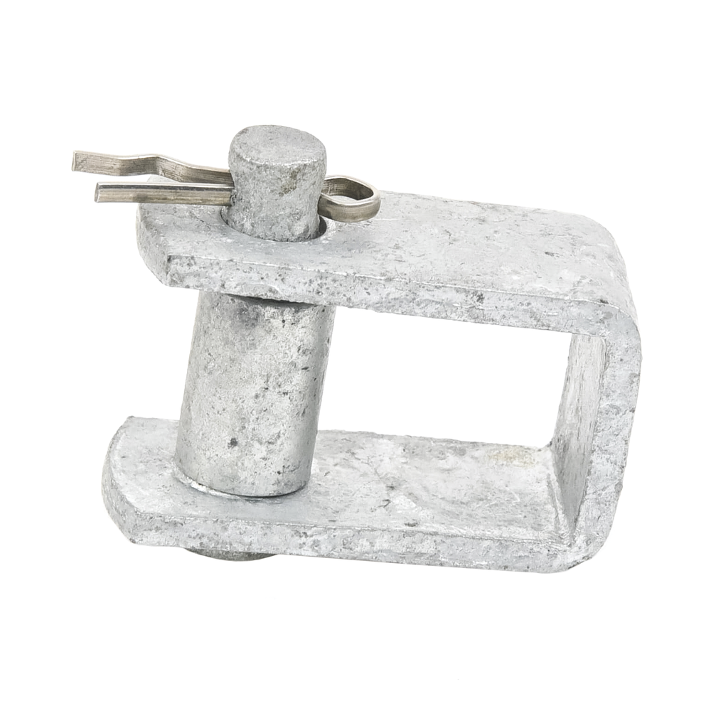 Small "D" type fitting with cotter pin