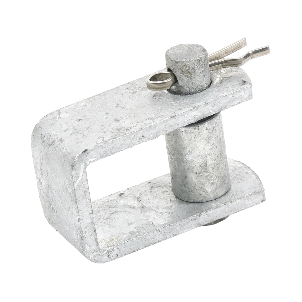 Small "D" type fitting with cotter pin