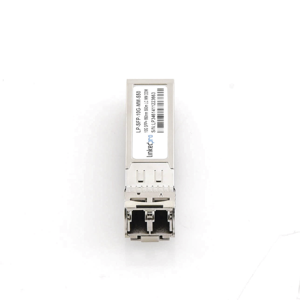 SFP+ (Mini-Gbic) Transceiver / Multimode / 10 Gbps Speed ​​/ Duplex LC Connectors / Up to 550 m Distance