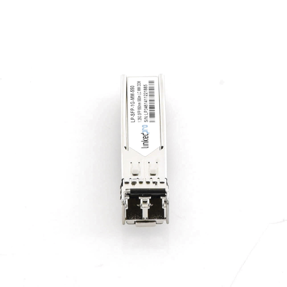 SFP (Mini-Gbic) Transceiver / Multimode / 1.25 Gbps Speed ​​/ Duplex LC Connectors / Up to 550 m Distance