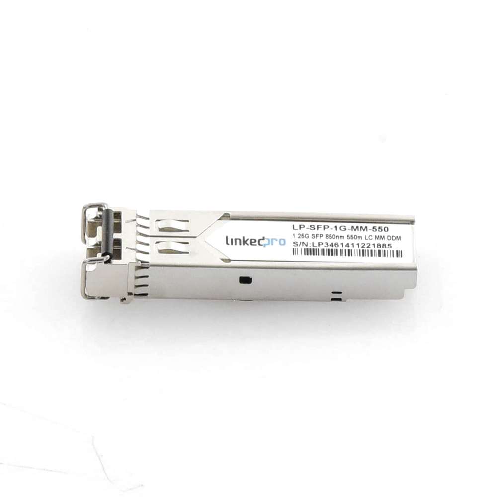 SFP (Mini-Gbic) Transceiver / Multimode / 1.25 Gbps Speed ​​/ Duplex LC Connectors / Up to 550 m Distance