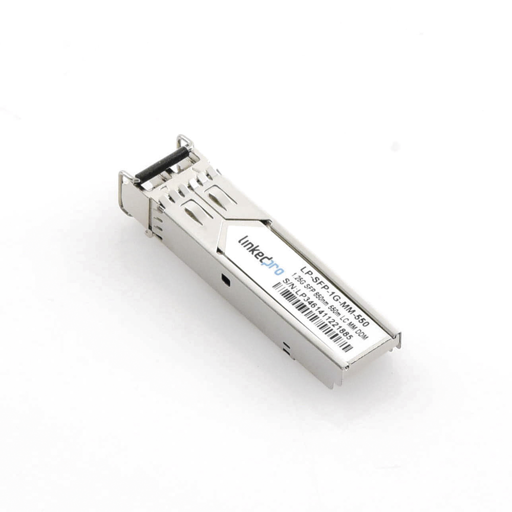 SFP (Mini-Gbic) Transceiver / Multimode / 1.25 Gbps Speed ​​/ Duplex LC Connectors / Up to 550 m Distance