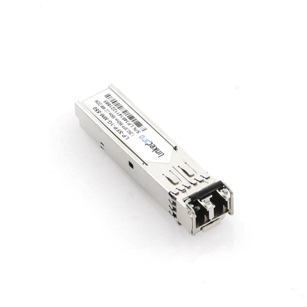SFP (Mini-Gbic) Transceiver / Multimode / 1.25 Gbps Speed ​​/ Duplex LC Connectors / Up to 550 m Distance