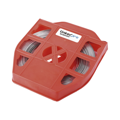 Cinta bandit de Acero Inoxidable 304 de 1/2", 0.70 mm, 30.5 metros para instalaciones de fibra optica