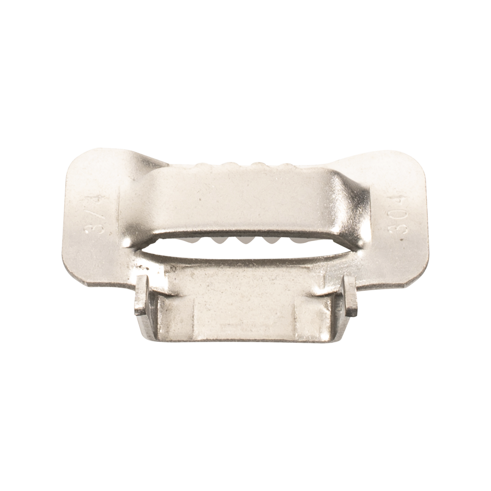 Stainless Steel T Buckle for Bandit Tape, 3/4", 100 Pieces