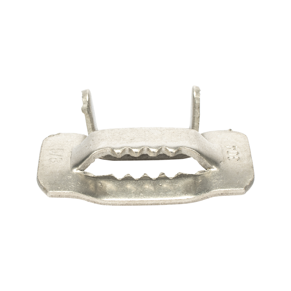 Stainless Steel T Buckle for Bandit Strap, 5/8", 100 Pieces