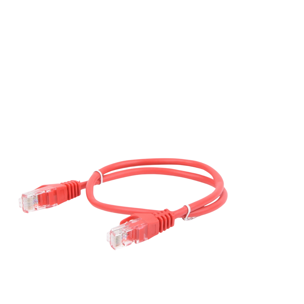 Cat5e UTP Patch Cable - 0.5 m - Red