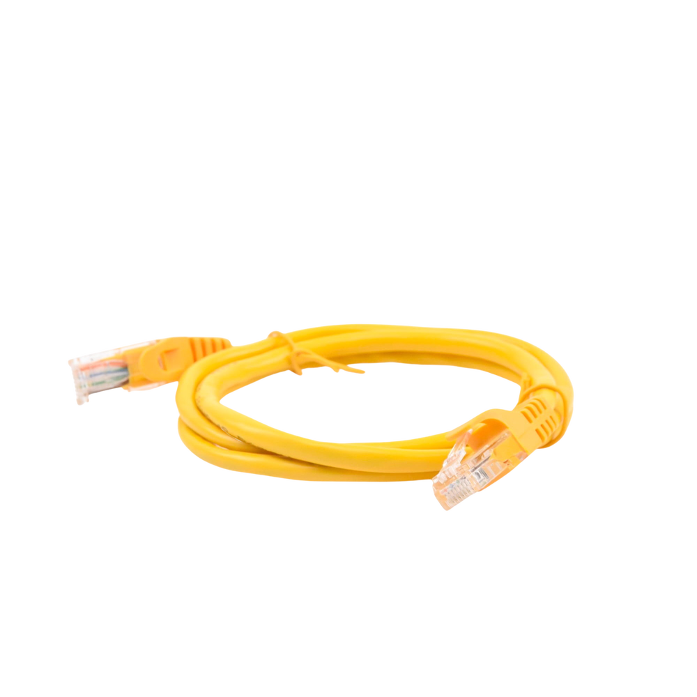 Cable de parcheo UTP Cat5e - 1 m - amarillo