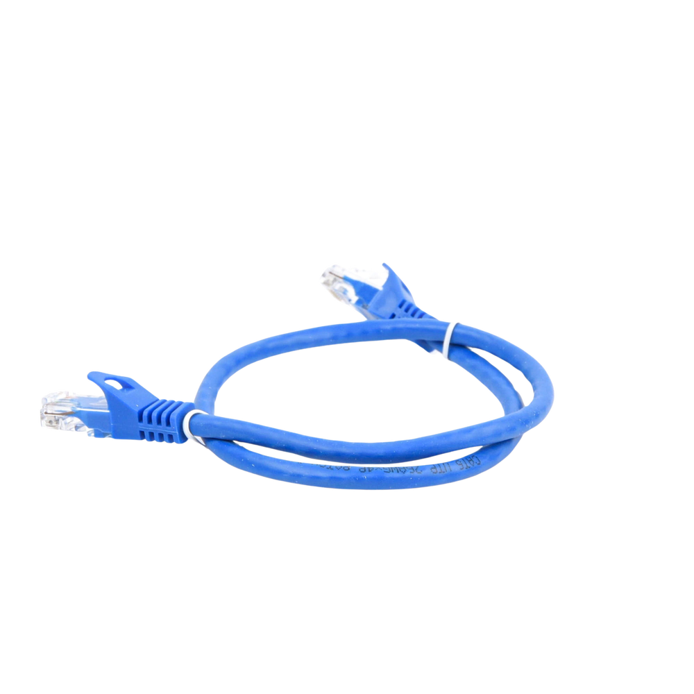 Cable de parcheo UTP Cat6 - 0.5 m - azul
