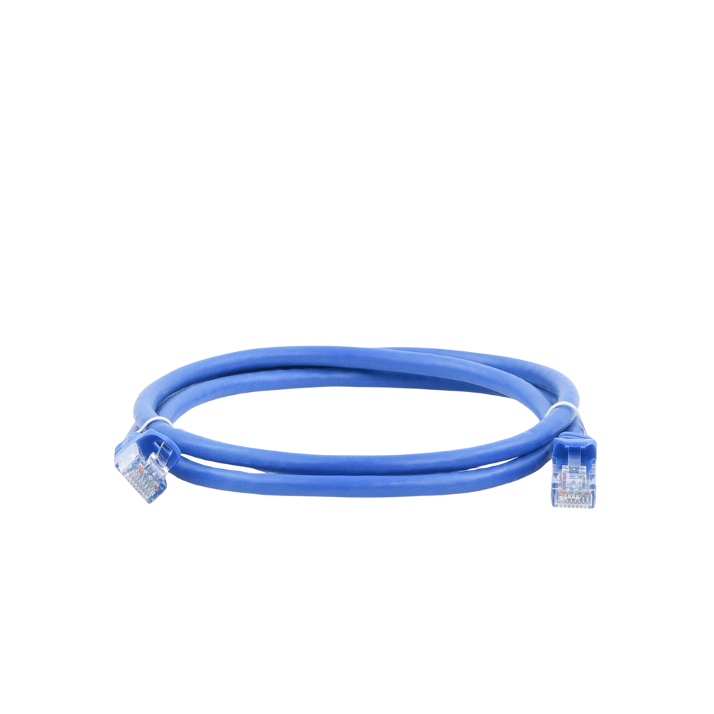 Cable de parcheo UTP Cat6 - 1 m - azul