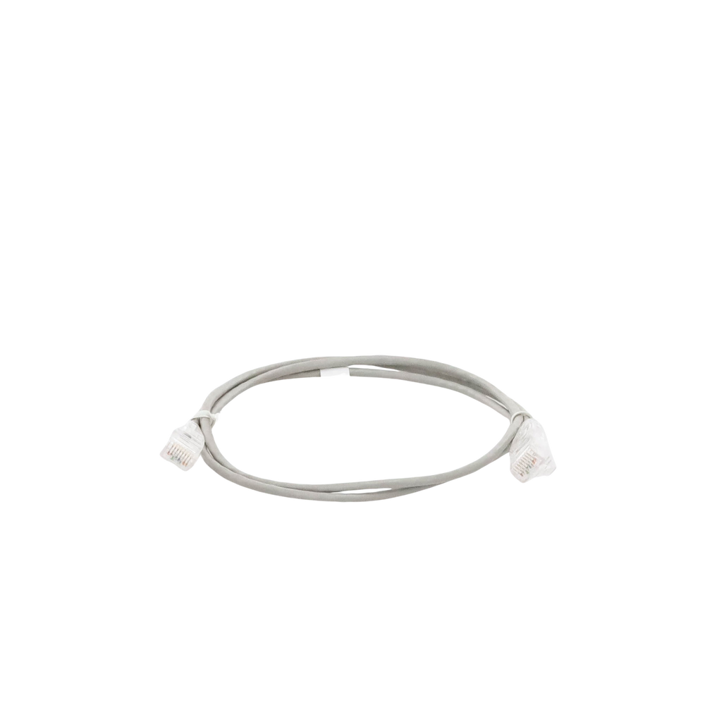 Cable de Parcheo Slim UTP Cat6 - 1 metro, Gris, Diámetro Reducido (28 AWG)