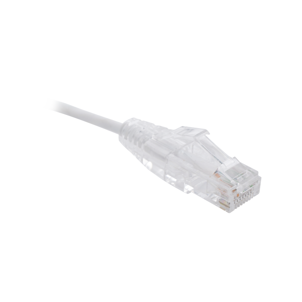 Cable de Parcheo Slim UTP Cat6 - 1.5 m Blanco Diámetro Reducido (28 AWG)