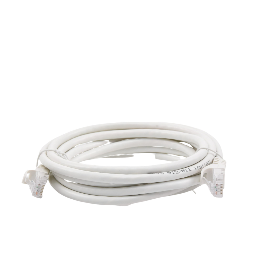 Cable de parcheo UTP Cat6 - 3.0 m - blanco
