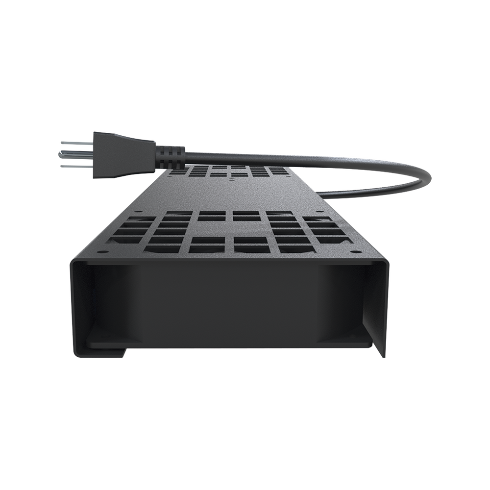 Kit de 2 Ventiladores (12 x 12 cm) con 3 Tomas de Corriente 110 Vca/50 Hz con Clavija.