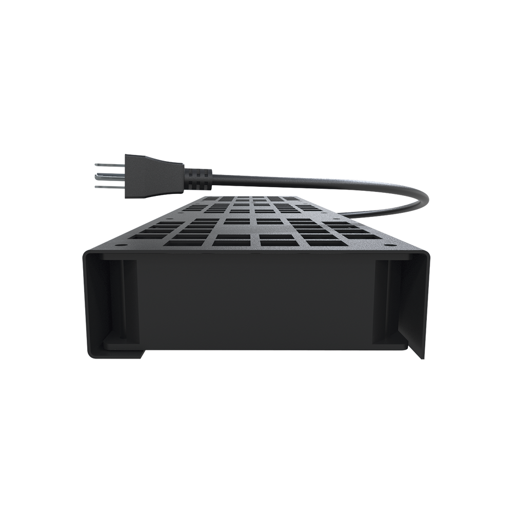 Kit of 3 110 Vac Fans (12 x 12 cm) with Plug for Floor Cabinet.