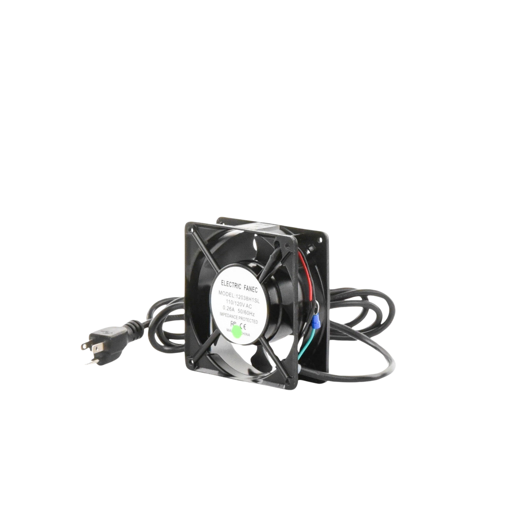 Ventilador 110 Vca de 12 x 12 cm con Cable y Clavija.