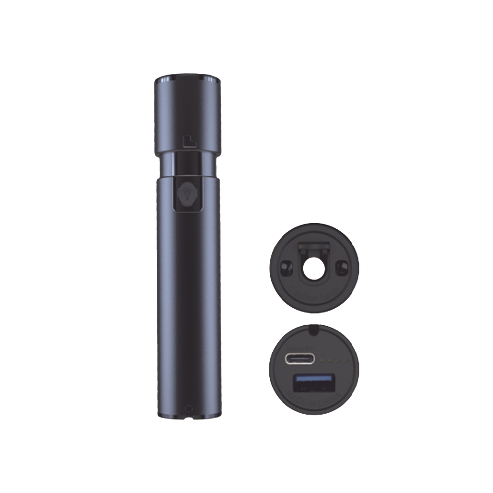 Localizador Visual de Fallos (VFL) / Para conectores SC, FC, ST / Hasta 8-10 km de Distancia / Recargable por puerto USB