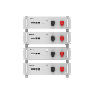 Batería LiFePO4 51.2V 100Ah / 5120 Wh / 6000+ ciclos 80% DOD / Protecciones múltiples / Comunicación RS485-CAN / Rack 3U
