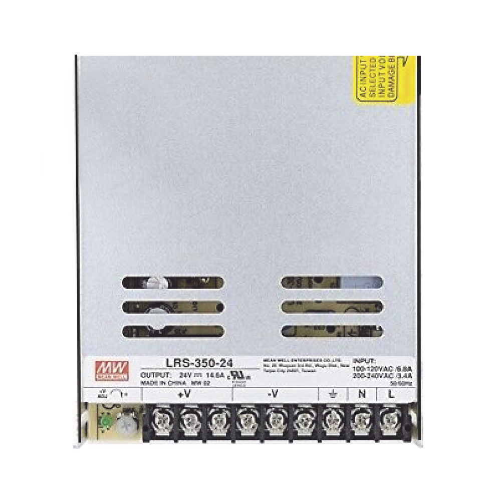 Fuente de Poder Industrial Conmutada 350W de Potencia, 24Vcc, 14.6A