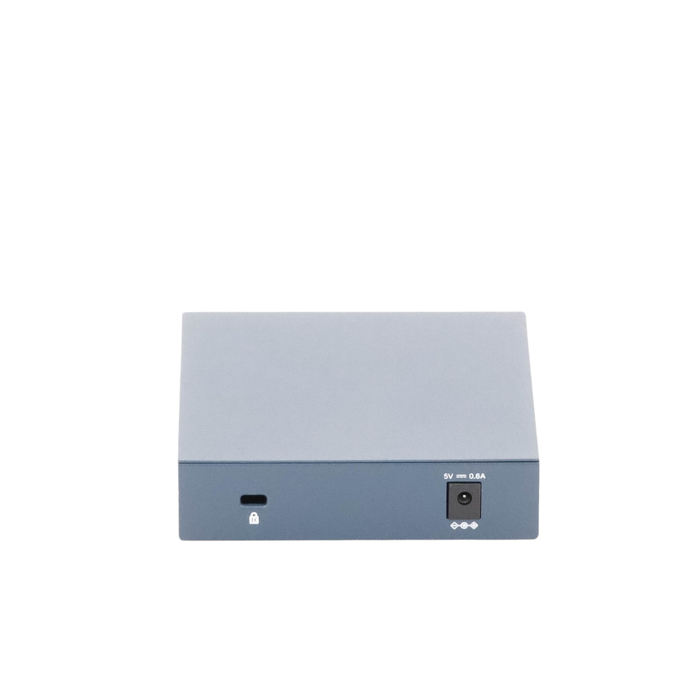 Switch de escritorio Gigabit de 5 puertos 10/100/1000Mbps, carcasa metálica