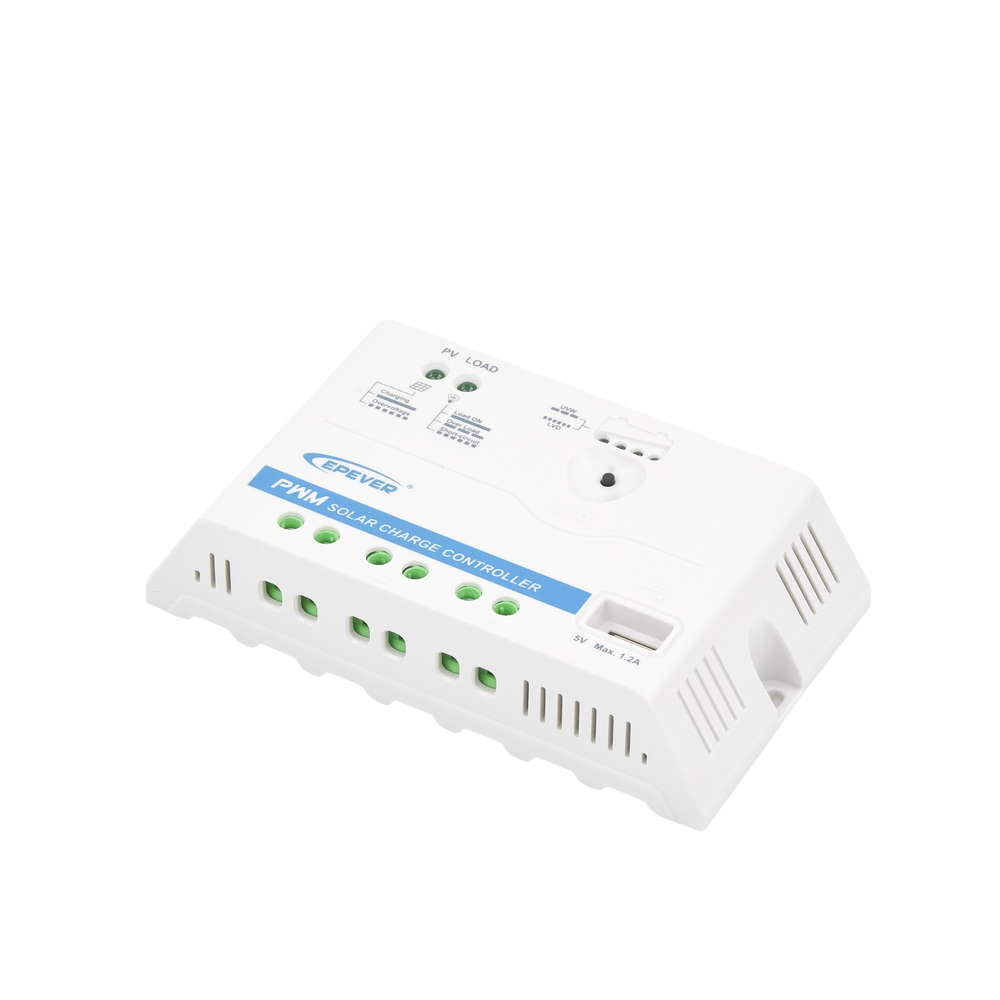 PWM Solar Controller 12/24 V 20 A, USB Output