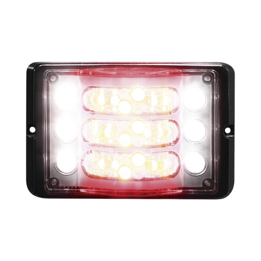 Luz direccional de 3 niveles rojo/claro
