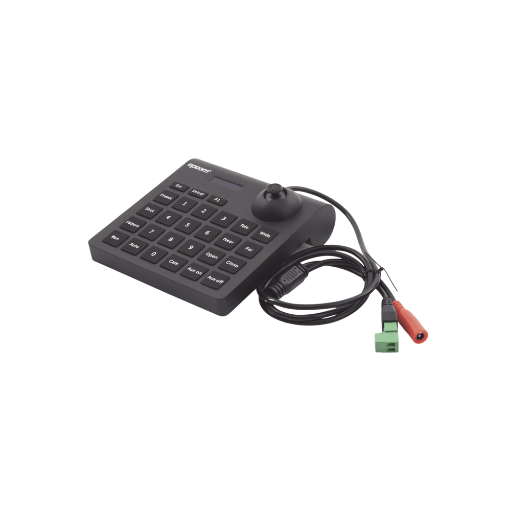 Mini Teclado controlador PTZ con pantalla LCD y joystick altamente resistente