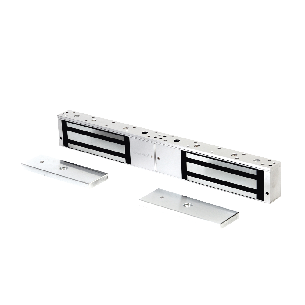 Chapa magnética de 1200 Lbs /Para Puertas Dobles/ Interior/ LED / Sensor Bloqueo