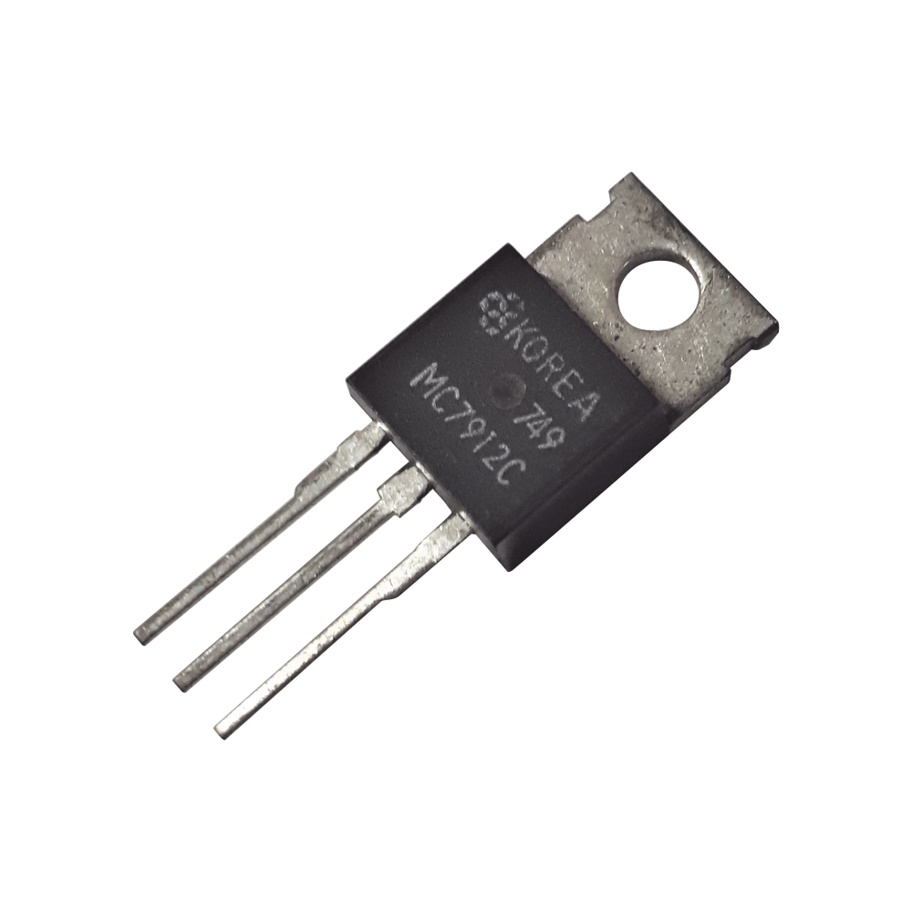 Regulador MC7912CT para -12Vcd a 1 Amp. TO-220