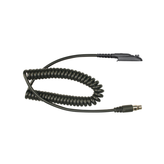 Cable para auricular HDS-EMB con atenuación de ruido para radios Motorola HT-750/ 1250/ 1550, PRO-5150/ 5550/ 7150/ 9150, MTX-850LS, PTX-700/ 760/ 780, Baofeng.