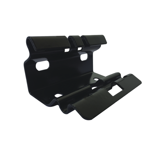 Mini clip automático con baño de pintura epóxica en color NEGRO, para unir tramos de charola
