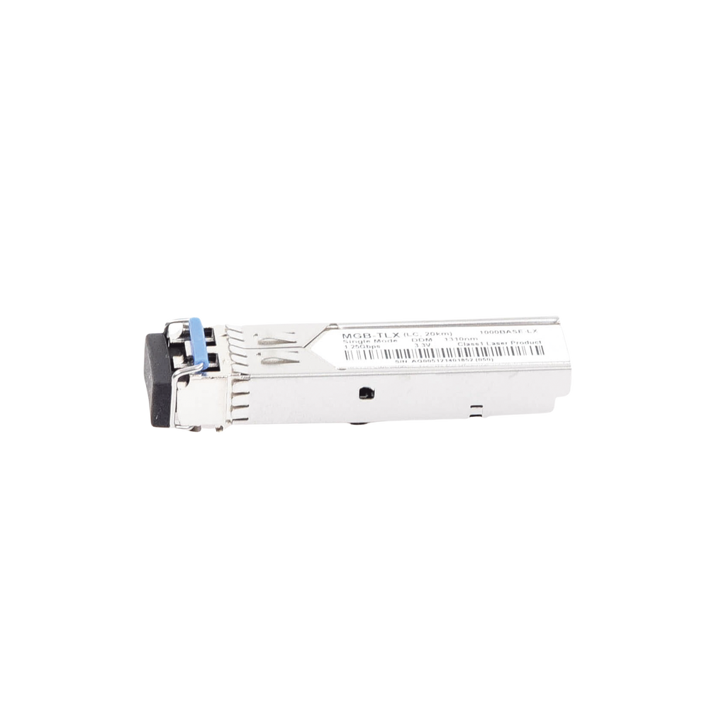 Transceptor Industrial mini-Gbic SFP 1G LC TX:1310nm Para Fibra Mono Modo 20 Km