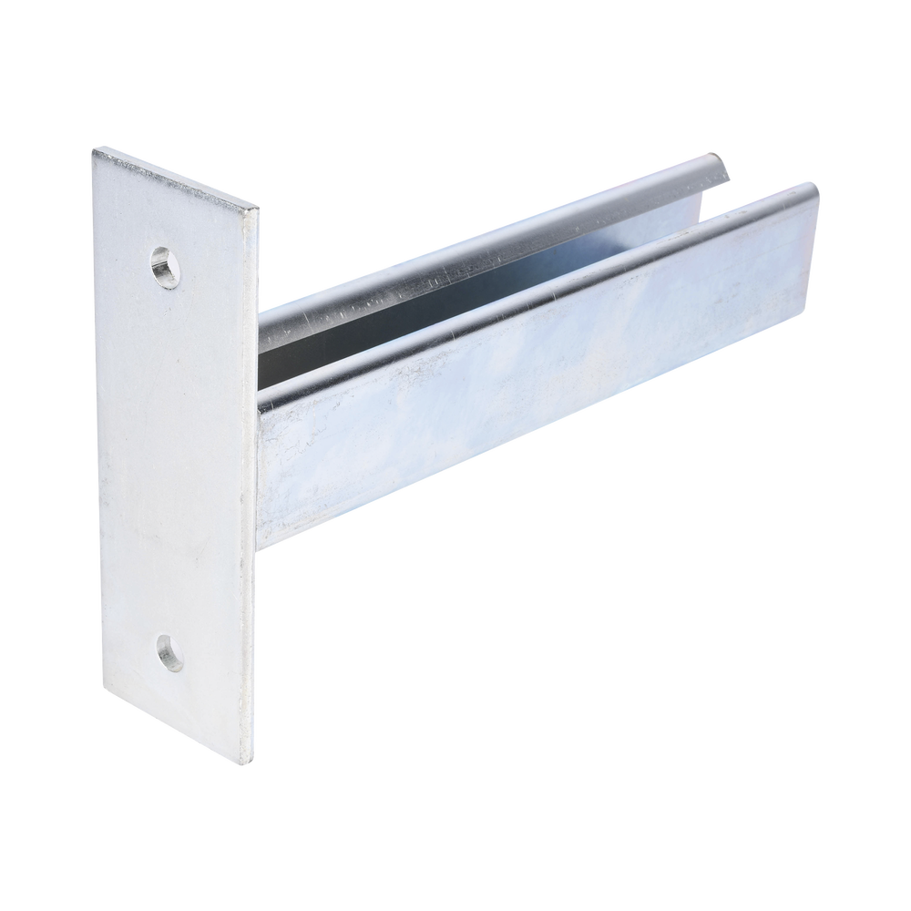 Ménsula Unicanal, 150mm, con acabado Electro Zinc