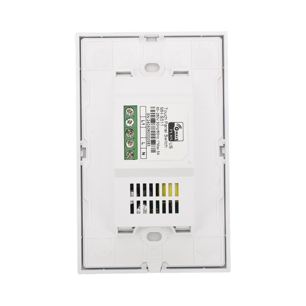 INTERRUPTOR ZWAVE DE PANEL TÁCTIL 2 BOTONES